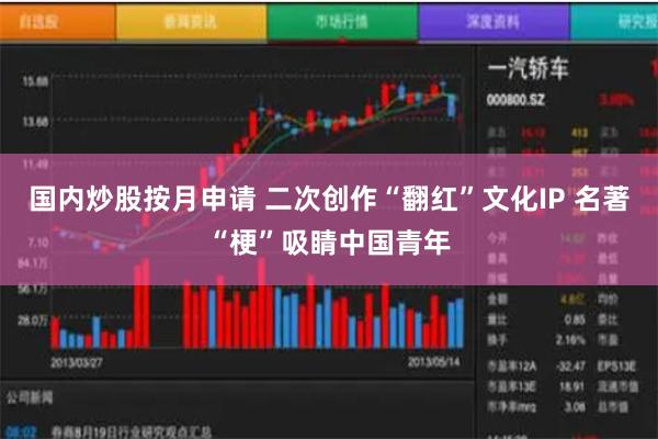 国内炒股按月申请 二次创作“翻红”文化IP 名著“梗”吸睛中国青年
