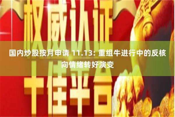 国内炒股按月申请 11.13: 重组牛进行中的反核向情绪